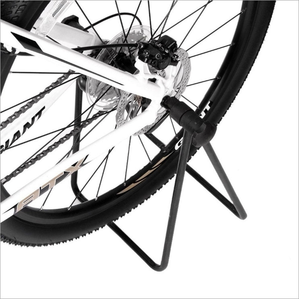Metāla salokāms dienesta velosipēdu statīvs aizmugurējam ritenim