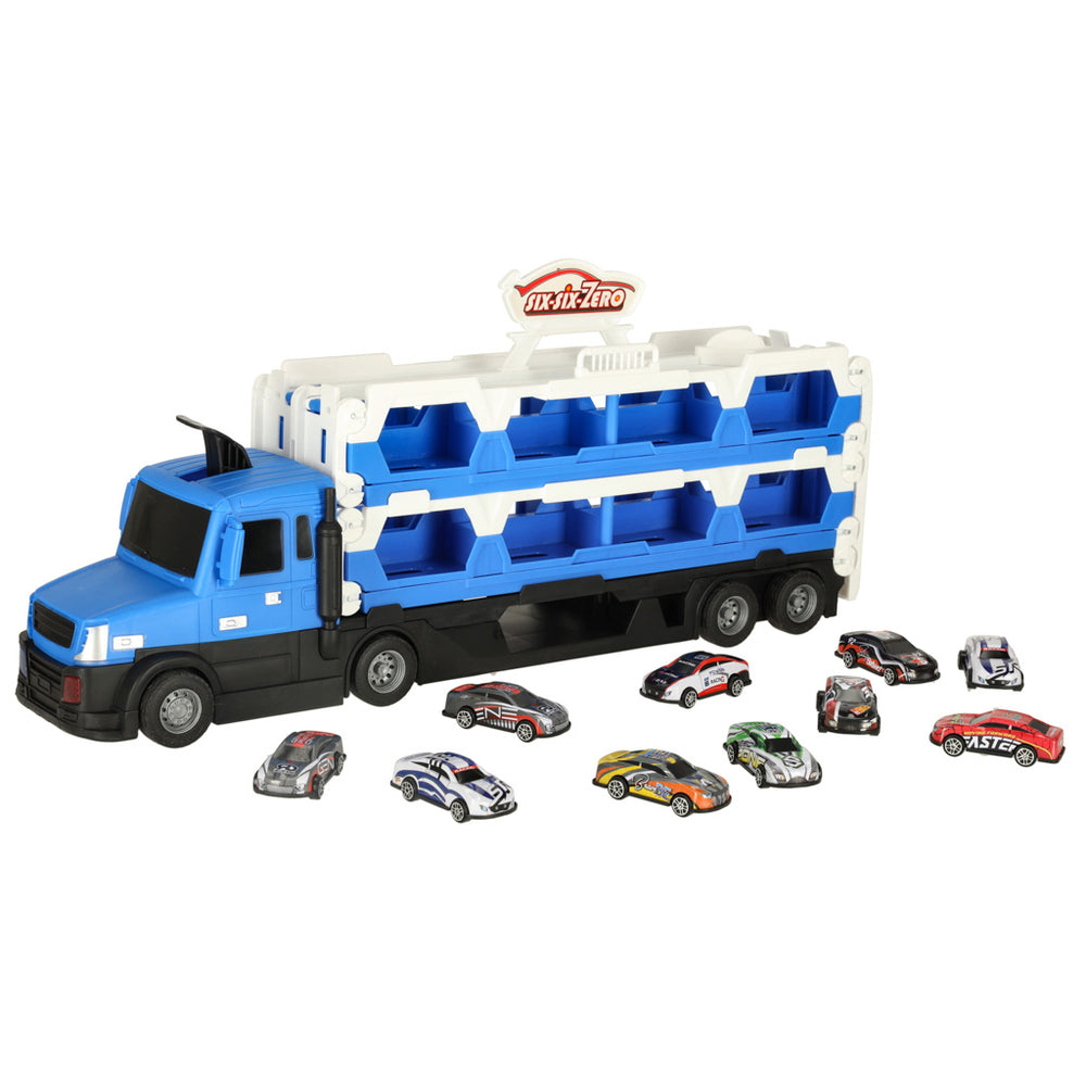 Saliekamā transportiera kravas automašīna XXL zila