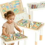 Lulilo montessori krāsains manipulāciju galds