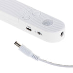 Ar USB akumulatoru darbināms kustības detektors LED sloksne 2M auksti balta