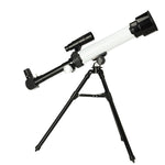 Izglītojošs astronomiskais teleskops bērniem uz statīva