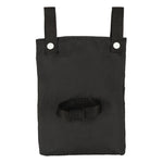 Velosipēda motorollera stūres telefona pannier soma melna