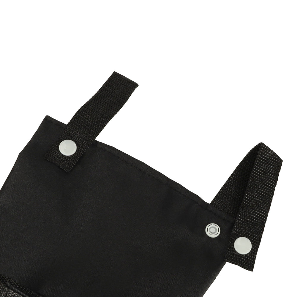 Velosipēda motorollera stūres telefona pannier soma melna