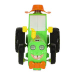 Traktors RC traktors lec dejošanas skaņa zaļa