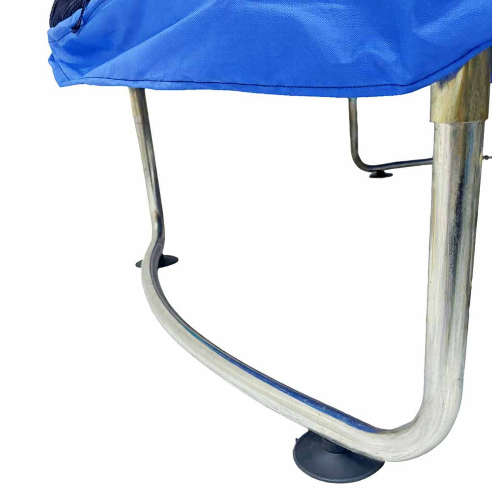 Bērnu batuts dārza bumbu tīkls basketbola 150cm zils