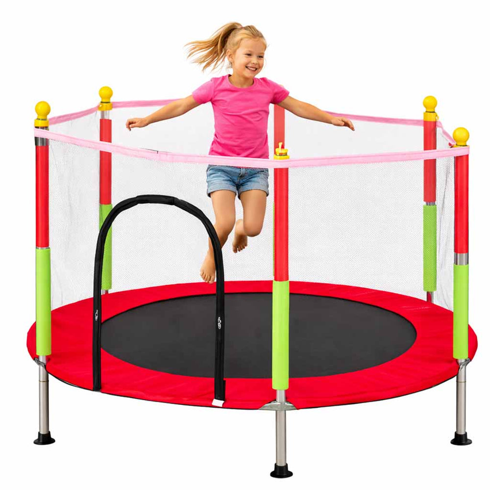 Bērnu dārza batuts 140cm sarkans