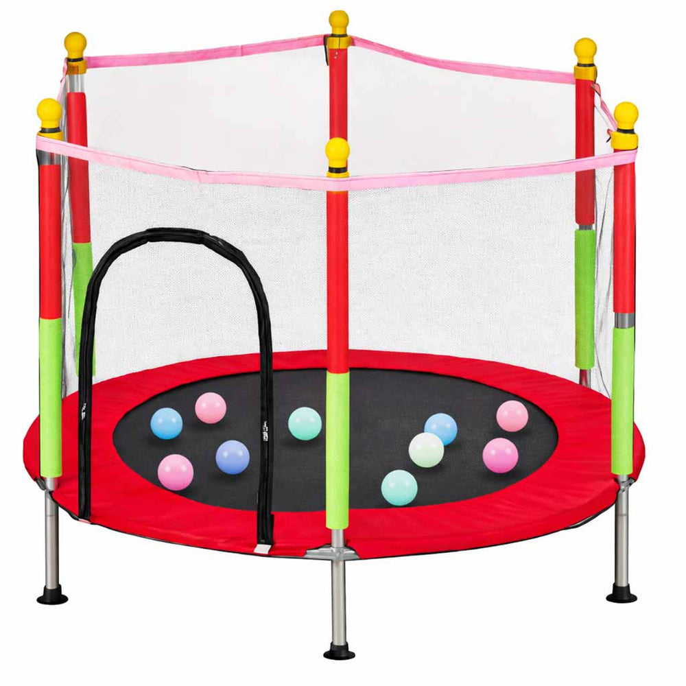 Bērnu dārza batuts 140cm sarkans
