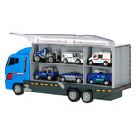 Transportera kravas automašīna TIR palaidējs + metāla automašīnas policija