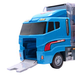Transportera kravas automašīna TIR palaidējs + metāla automašīnas policija