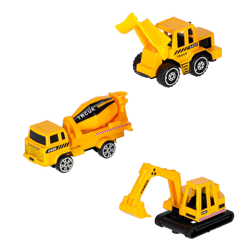 Transportera lidmašīna + 3 celtniecības transportlīdzekļi