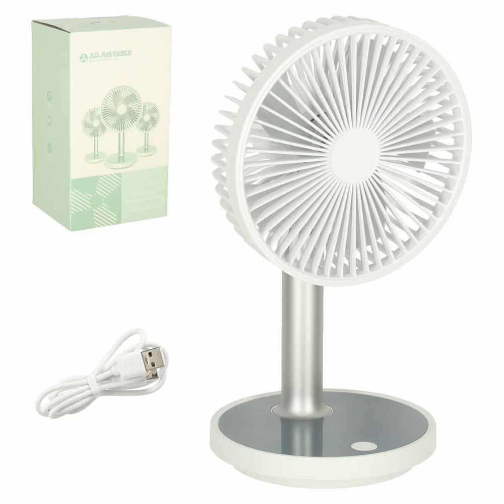 Statīvs ventilators uz kājas balts