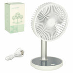 Statīvs ventilators uz kājas balts