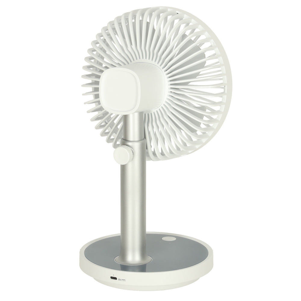 Statīvs ventilators uz kājas balts