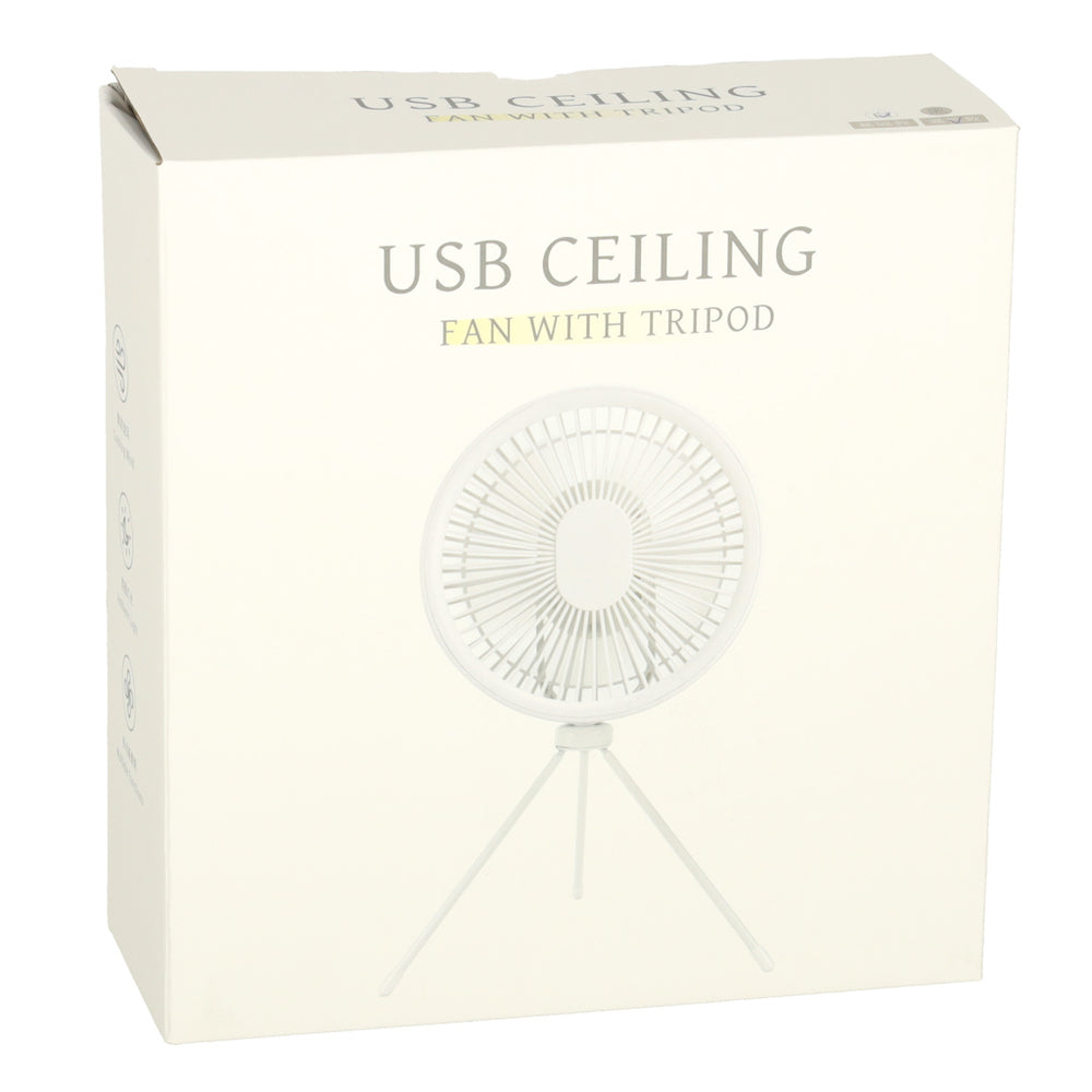 Mini stāvgalds ventilators balts