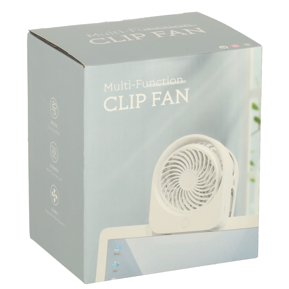 Mini galda ventilators ar USB klipu