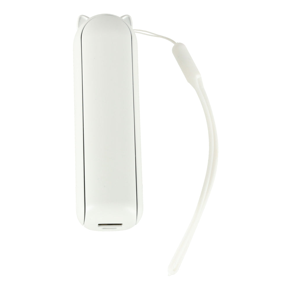 Rakstāmgalda ventilators mini rokas saliekamais ventilators portatīvais USB balts