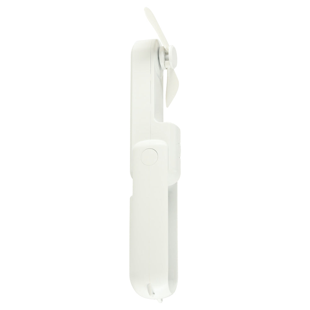 Rakstāmgalda ventilators mini rokas saliekamais ventilators portatīvais USB balts