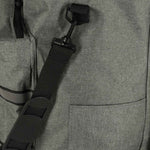Ratiņu iepirkumu soma uz riteņiem ar rāmi 100cm pelēka