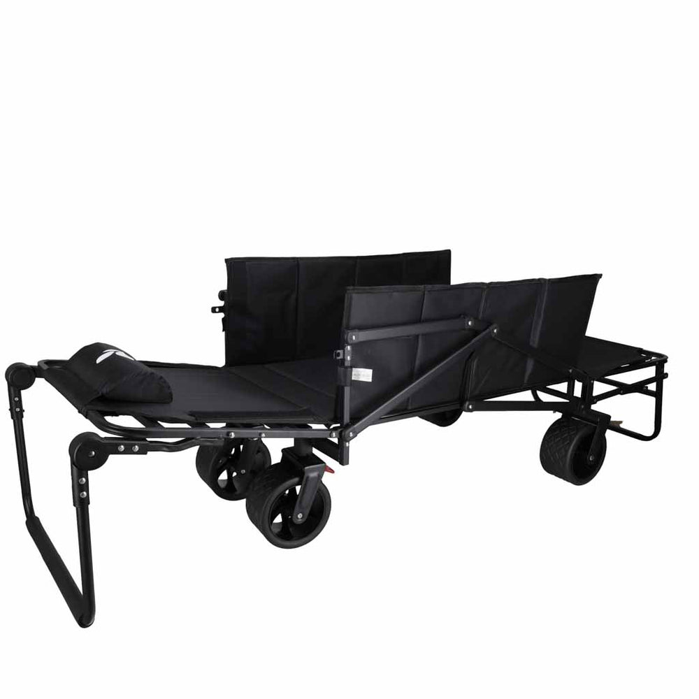 LUARO saliekamais transporta ratiņš ar 2-in-1 lauka gultu