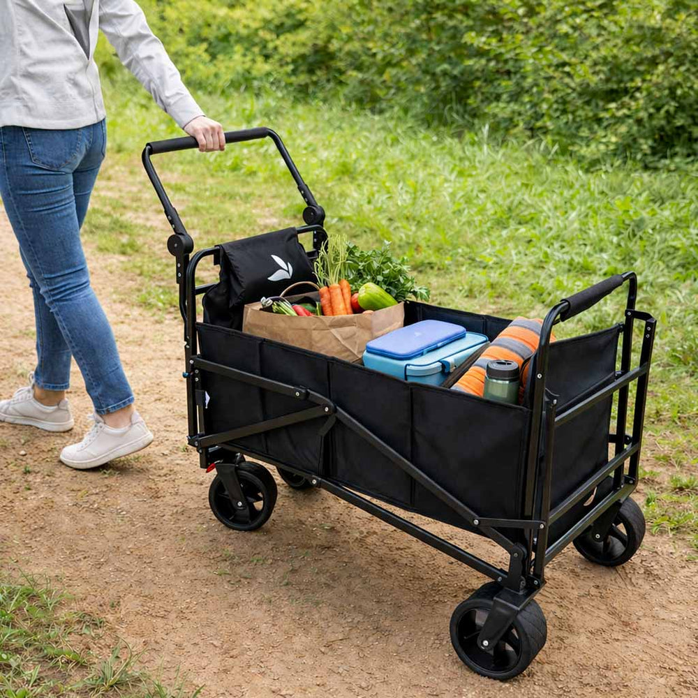 LUARO saliekamais transporta ratiņš ar 2-in-1 lauka gultu