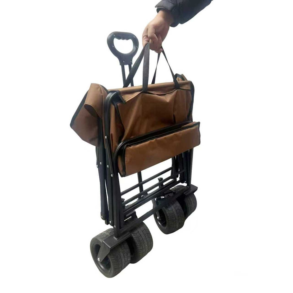 LUARO saliekamais pludmales ratiņš ar galdiņu 2-in-1