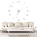 Sienas pulkstenis liels 80-120cm sudrabs 12 cipari