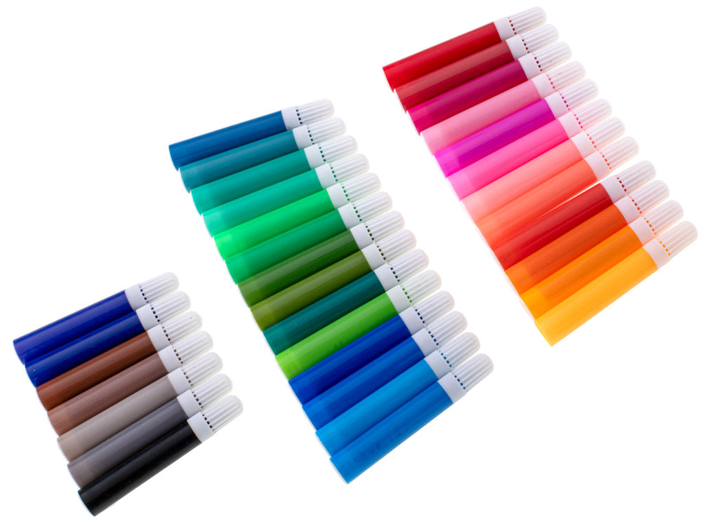 Plastmasas gleznu komplekts koferī 145el zils