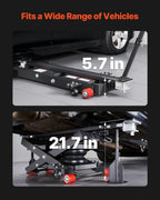 VEVOR Air Portable Car Lift, 3 Ton Capacity, 550 mm Max Height, Adjustable Portable Air Car Lift with Airbag, Support Stands, Wheel Chocks, Rubber Pads, Heavy-Duty for Sedans, SUVs, Pickup Trucks
