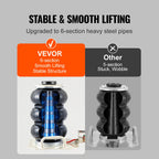 VEVOR Air Jack, 3 Ton/6600 lbs Triple Bag Air Jack, Air Bag Jack Lift Up to 450 mm, 3-5S Fast Lifting Pneumatic Jack, with Side Handles for Cars, Garages, Repair (White)