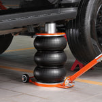 VEVOR Air Jack, 5 Ton/11000 lbs, 4-10 S Pneumatic Lifting Jack with Heightened Column & Adjustable Handle, Easy-to-Lift & Space-Saving Jack with Thick Rubber Pad, Fits for Sedan, SUV, Pickup Truck