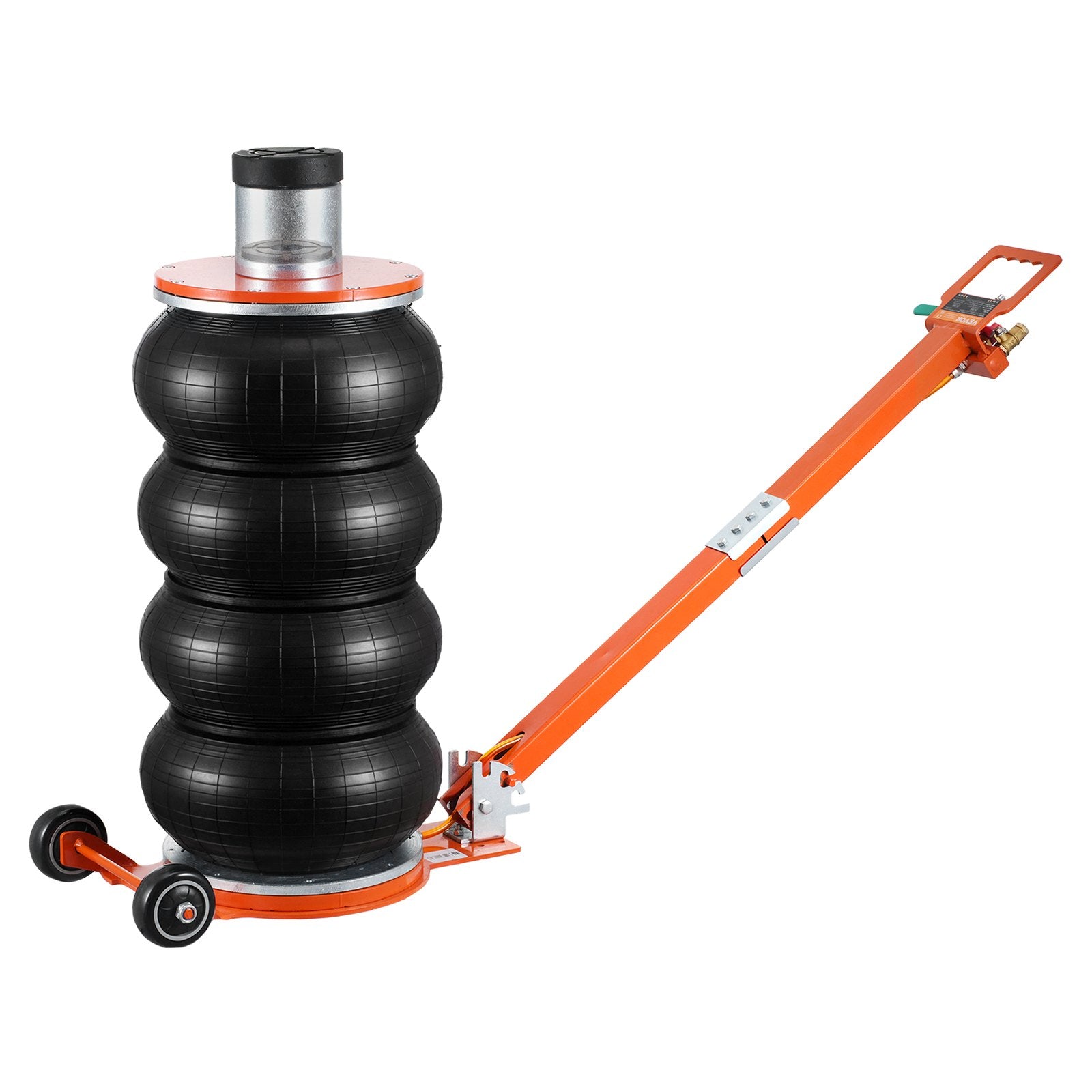 VEVOR Air Jack, 6 Ton/13000 lbs, 2-5 S Pneumatic Lifting Jack with Heightened Column & Adjustable Handle, Easy-to-Lift & Space-Saving Jack with Thick Rubber Pad, Fits for Sedan, SUV, Pickup Truck