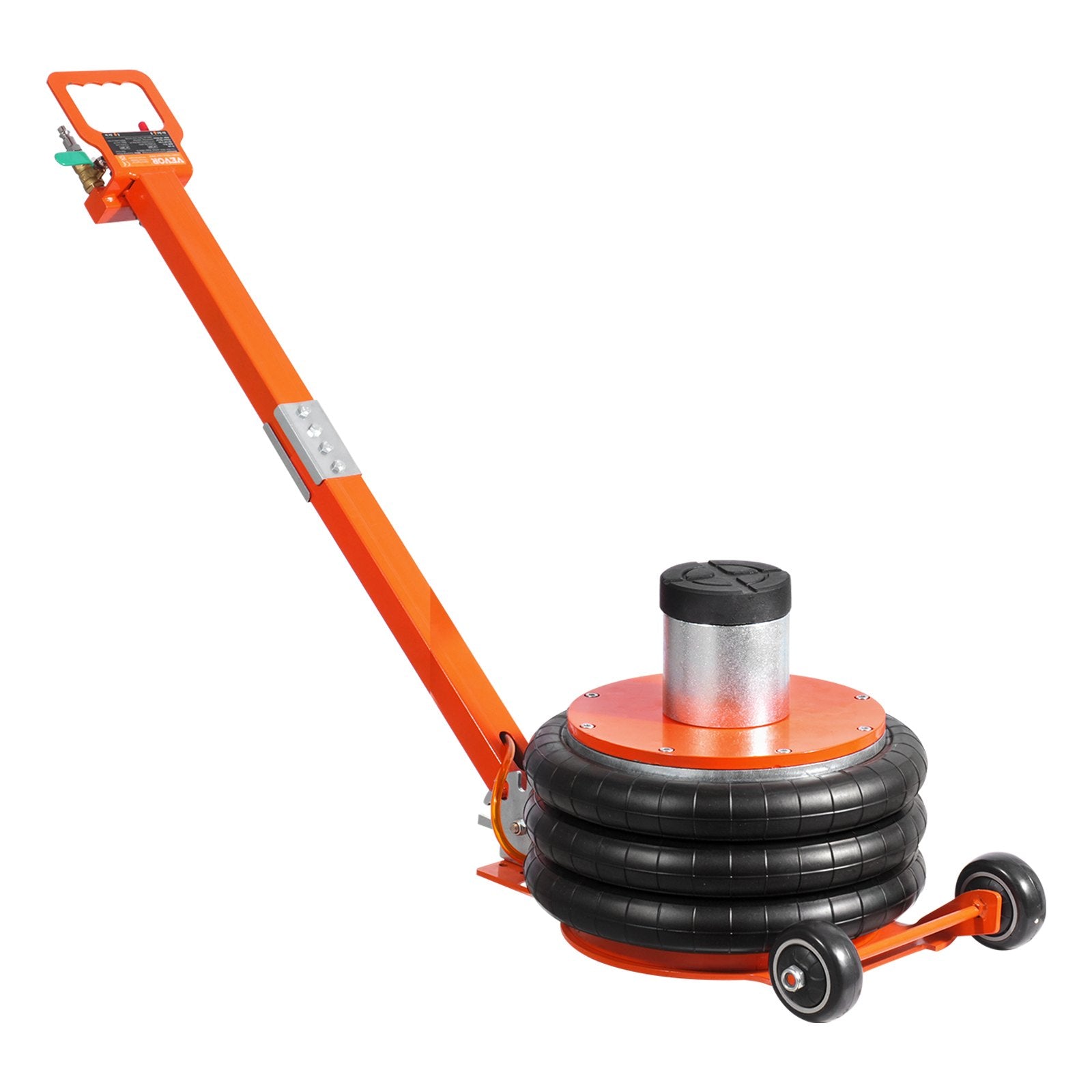 VEVOR Air Jack, 5 Ton/11000 lbs, 4-10 S Pneumatic Lifting Jack with Heightened Column & Adjustable Handle, Easy-to-Lift & Space-Saving Jack with Thick Rubber Pad, Fits for Sedan, SUV, Pickup Truck