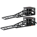 VEVOR Air Portable Car Lifts 2PCS, 5 Ton Capacity, 320 mm Max Height, Pneumatic Ramp Jacks with Airbags, Wheel Chocks, Extension Ramps, Heightened Columns, Heavy-Duty for Sedans, SUVs, Pickup Trucks