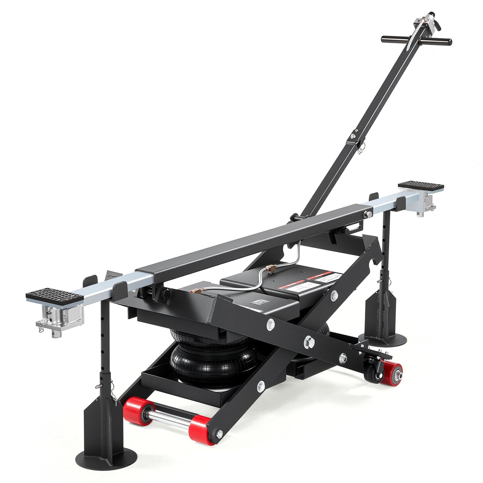 VEVOR Air Portable Car Lift, 3 Ton Capacity, 550 mm Max Height, Adjustable Portable Air Car Lift with Airbag, Support Stands, Wheel Chocks, Rubber Pads, Heavy-Duty for Sedans, SUVs, Pickup Trucks
