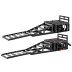 VEVOR Air Portable Car Lifts 2PCS, 5 Ton Capacity, 320 mm Max Height, Pneumatic Ramp Jacks with Airbags, Wheel Chocks, Extension Ramps, Heightened Columns, Heavy-Duty for Sedans, SUVs, Pickup Trucks