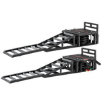 VEVOR Air Portable Car Lifts 2PCS, 5 Ton Capacity, 320 mm Max Height, Pneumatic Ramp Jacks with Airbags, Wheel Chocks, Extension Ramps, Heightened Columns, Heavy-Duty for Sedans, SUVs, Pickup Trucks