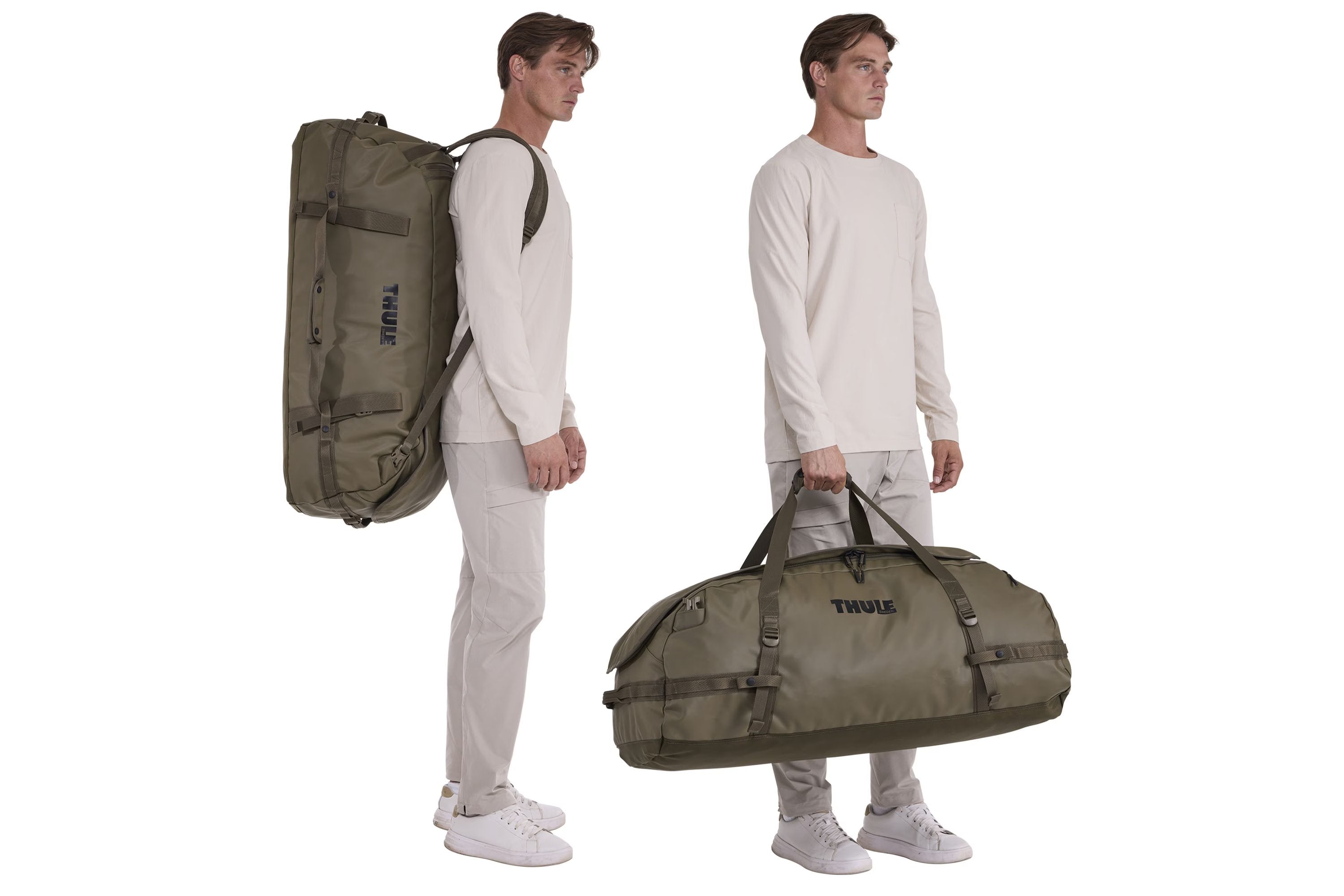 Thule 5600 Chasm 130L duffel bag deep khaki