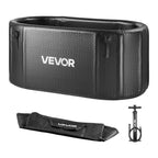 VEVOR Cold Plunge Tub, 817 L, Inflatable Ice Bath Tub Compatible with Water Chillers, Portable Cold Water Bathtub with Insulated Lid, for Athletes Recovery, 1500 x 800 x 760 mm (Chiller Not Included)