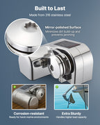 VEVOR Horizontal Fishing Windlass, 12V DC 600W, Windlass Anchor Systems Fit for 6.35 mm Chain or 14.3 & 15.9 mm Nylon Rope, Max Pull 260 kg, 316 Stainless Steel Construction, for Boats 7-9 m