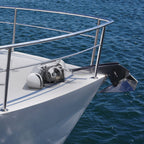 VEVOR Horizontal Fishing Windlass, 12V DC 600W, Windlass Anchor Systems Fit for 6.35 mm Chain or 14.3 & 15.9 mm Nylon Rope, Max Pull 260 kg, 316 Stainless Steel Construction, for Boats 7-9 m