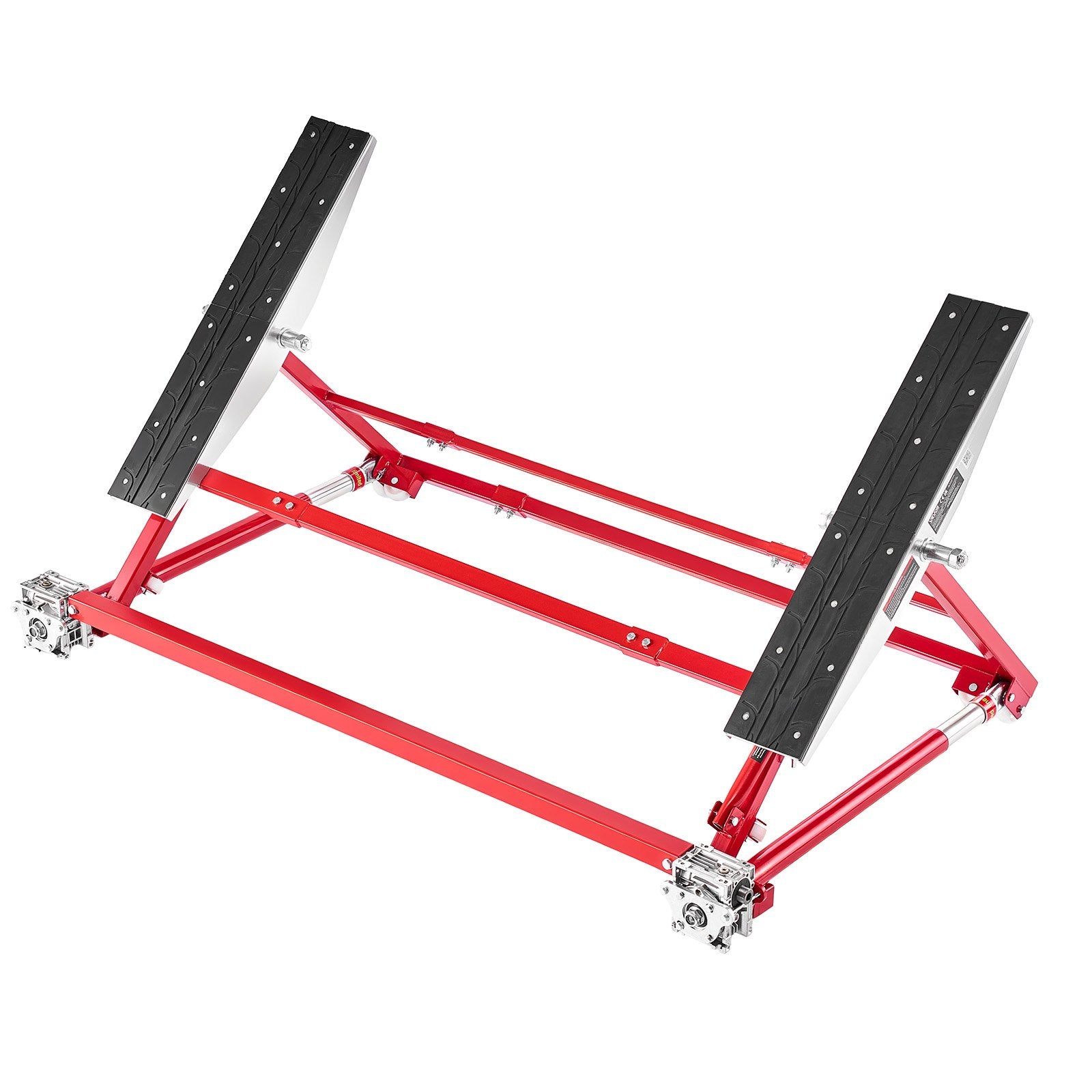 VEVOR Portable Car Lift, 2 Ton Capacity, Heavy Duty Steel Quick Lift with 585 mm Max Height, Adjustable Width and Wheels, Manual Lifting for Cars, Compact SUVs, Mini Trucks, Home Garage or Shop Use