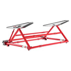 VEVOR Portable Car Lift, 2 Ton Capacity, Heavy Duty Steel Quick Lift with 585 mm Max Height, Adjustable Width and Wheels, Manual Lifting for Cars, Compact SUVs, Mini Trucks, Home Garage or Shop Use