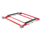 VEVOR Portable Car Lift, 2 Ton Capacity, Heavy Duty Steel Quick Lift with 585 mm Max Height, Adjustable Width and Wheels, Manual Lifting for Cars, Compact SUVs, Mini Trucks, Home Garage or Shop Use