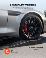 VEVOR Car Ramps, 4 PCS 9072 kg GVW Capacity, 65 mm Lift Height, Portable Low Profile Car Service Ramps for Home Garage Maintenance & Oil Changes, Heavy Duty for Low Chassis Vehicle & Support Jack