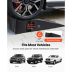 VEVOR Car Ramps, 2 PCS 7257 kg GVW Capacity, 170 mm Lift Height, Portable High Profile Car Service Ramps for Home Garage Maintenance and Oil Changes, Heavy Duty for Truck SUV Vehicle Repair, Black