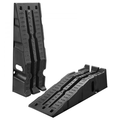 VEVOR Car Ramps, 2 PCS 7257 kg GVW Capacity, 170 mm Lift Height, Portable High Profile Car Service Ramps for Home Garage Maintenance and Oil Changes, Heavy Duty for Truck SUV Vehicle Repair, Black