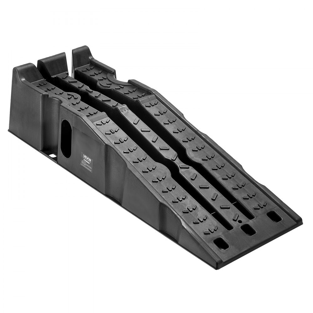 VEVOR Car Ramps, 2 PCS 7257 kg GVW Capacity, 170 mm Lift Height, Portable High Profile Car Service Ramps for Home Garage Maintenance and Oil Changes, Heavy Duty for Truck SUV Vehicle Repair, Black