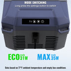 VEVOR Car Refrigerator, 12 Volt Car Refrigerator Fridge, 9 L Single Zone Portable Freezer, -4℉-68℉ Adjustable Range, 12/24V DC and 100-240V AC Compressor Cooler for Outdoor, Camping, RV