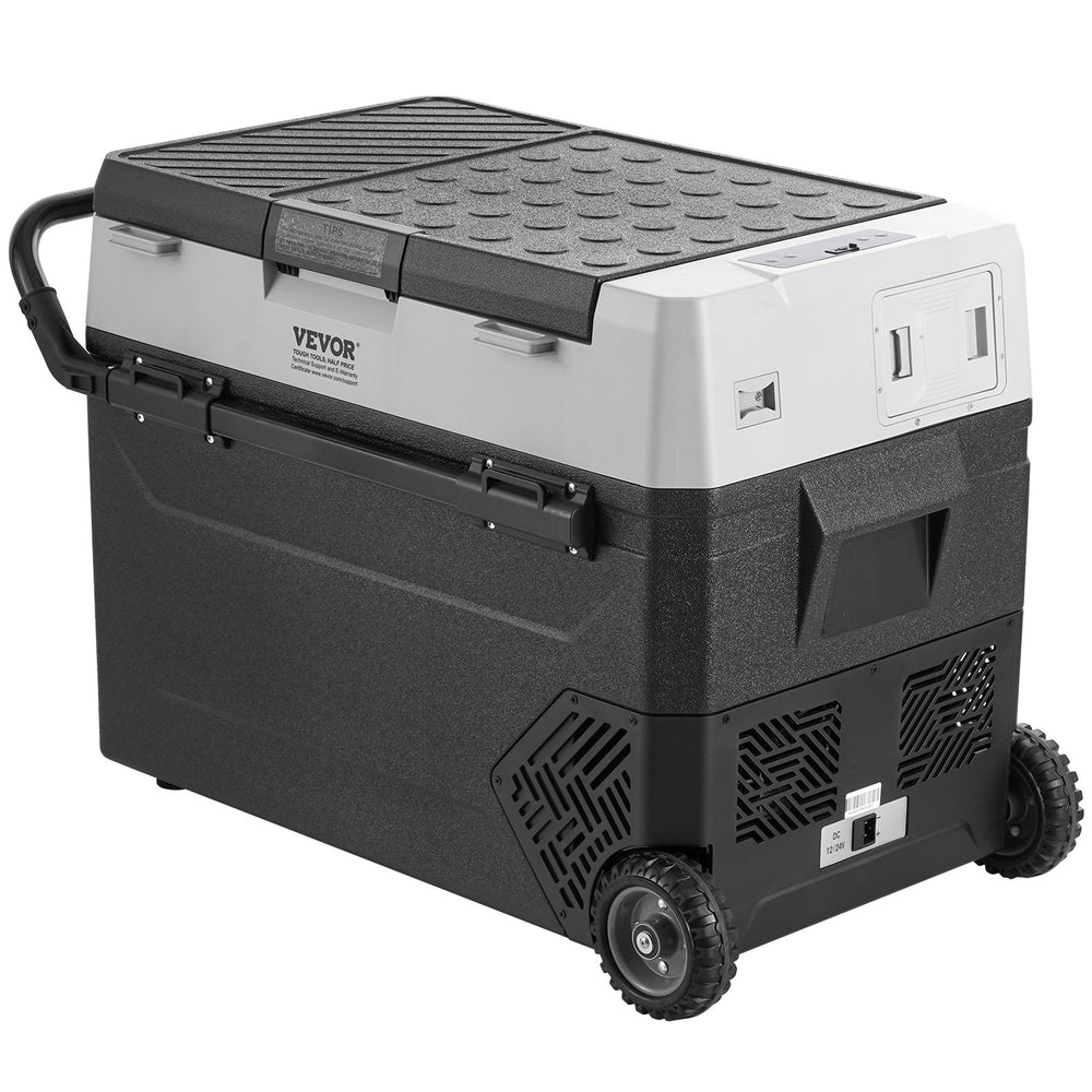 VEVOR Portable Car Refrigerator, 12 Volt Car Refrigerator Fridge, 60 L / 63.4 QT Single Zone Portable Freezer, -4℉-68℉ Adjustable Temperature, Compressor Cooler for Home, Outdoor, Camping, RV, Car