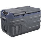 VEVOR Car Refrigerator, 25 L Dual Zone Portable Freezer, 12 Volt Car Refrigerator Fridge, -4℉-68℉ Adjustable Range, 12/24V DC and 100-240V AC Compressor Cooler for Outdoor, Camping, RV